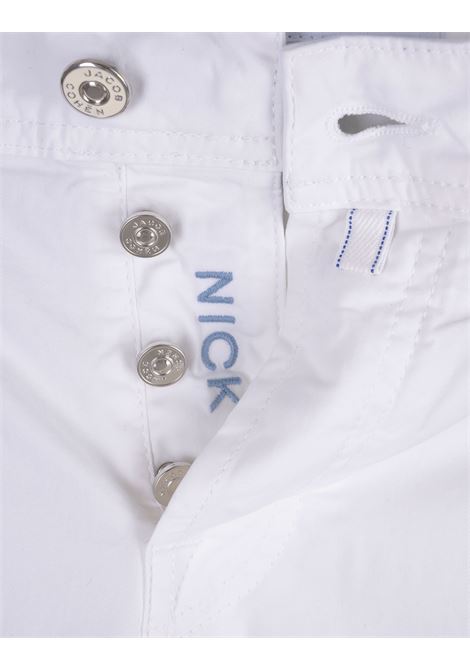 White Nick Slim Fit 5-Pocket Pants JACOB COHEN | JUM-QE006-054-S2544A00